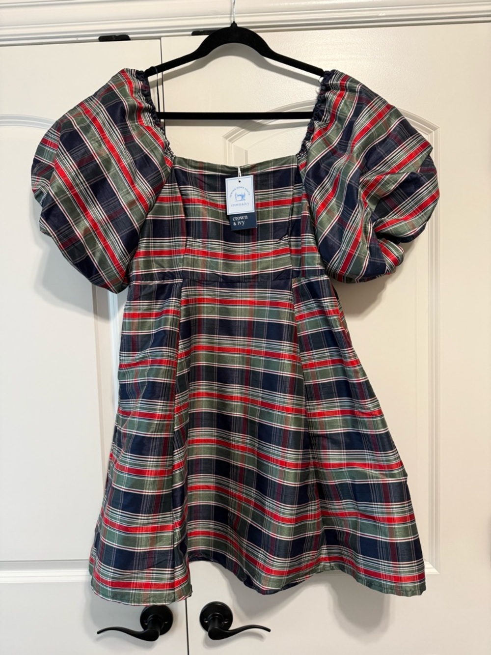 NWT Sewing Down South x Crown & Ivy Sew Merry Mini Dress